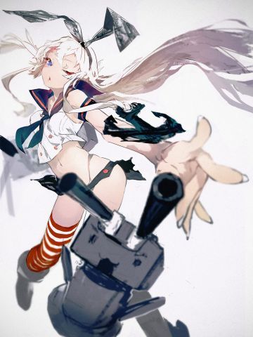 舰队collection 岛风酱 动漫手机壁纸下载