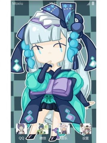 网易手游阴阳师 ssr级式神 青行灯安卓手机主题下载