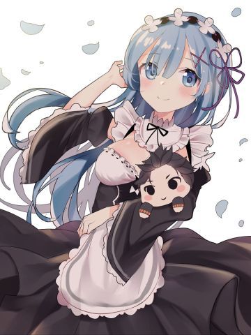 蕾姆党头顶青天 蕾姆最新本子图手机壁纸下载