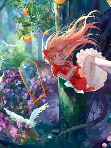 白丝萌女 动漫电脑壁纸下载