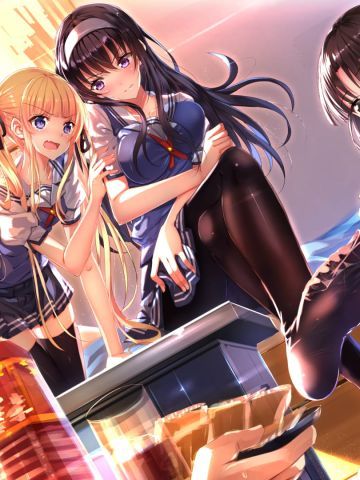 黑丝才是王道 黑丝萌女动漫电脑壁纸下载