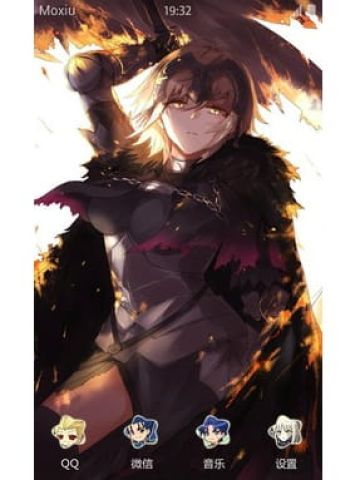 Fate/grand order 黑化贞德 安卓手机主题下载