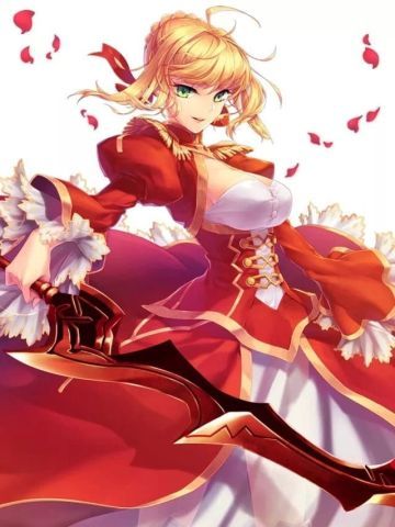Fate 尼禄手机壁纸 红色魅惑席卷而来