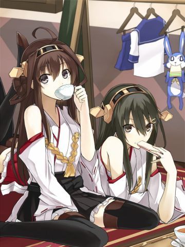 舰队Collection 舰娘金刚 动漫手机壁纸下载