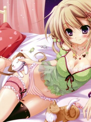 动漫性感美少女 高清电脑壁纸下载