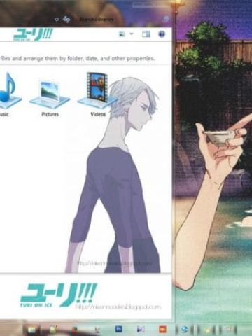 基番也发糖？冰上的尤里 win7主题