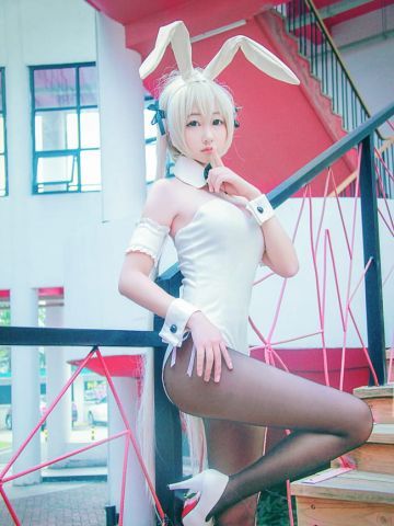 【授权】缘之空 童颜兔女郎 穹妹COS