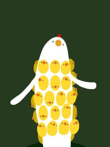 小黄鸡咯咯哒 萌系小黄鸡手机壁纸