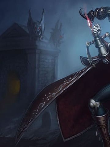 lol薇恩壁纸黑暗下的恐怖