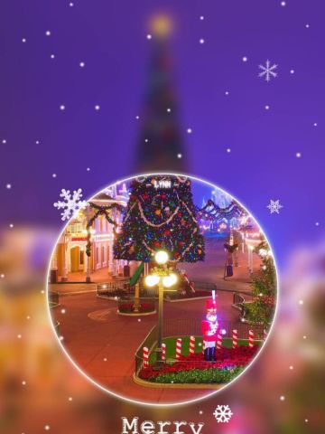 圣诞主题系列手机壁纸 为这个圣诞准备着