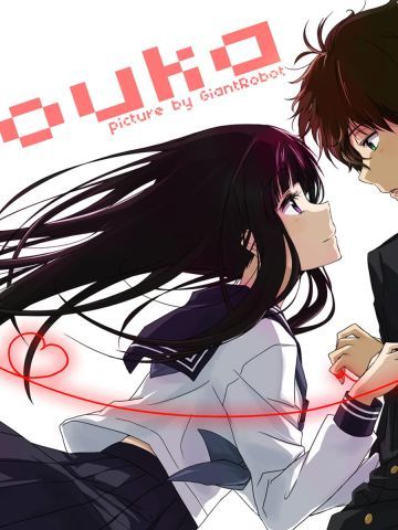 动画《冰菓》折千CP 高清壁纸下载