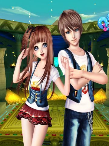 QQ炫舞动漫游戏电脑壁纸