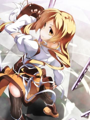 魔法少女小圆学姐巴麻美动漫桌面壁纸