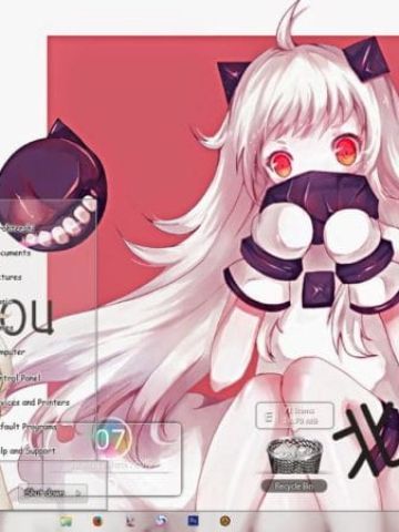 【win7主题】舰娘北方栖姬电脑主题下载