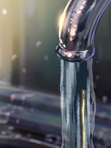 新海诚巨作《言叶之庭》绿色护眼电脑桌面壁纸第一辑