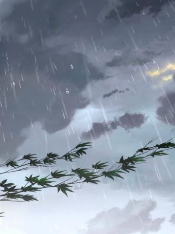 新海诚巨作《言叶之庭》绿色护眼电脑桌面壁纸第三辑