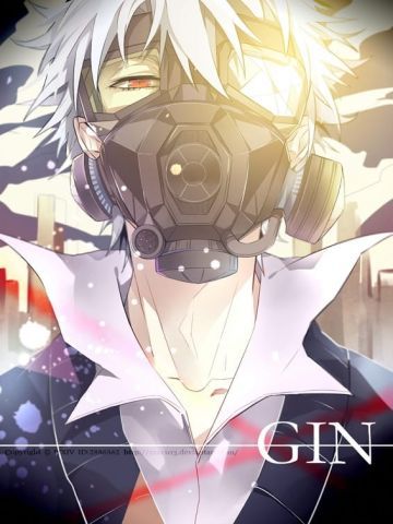 银白色男神 银发少年手机壁纸