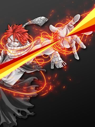 妖精的尾巴 Natsu 动漫电脑壁纸下载