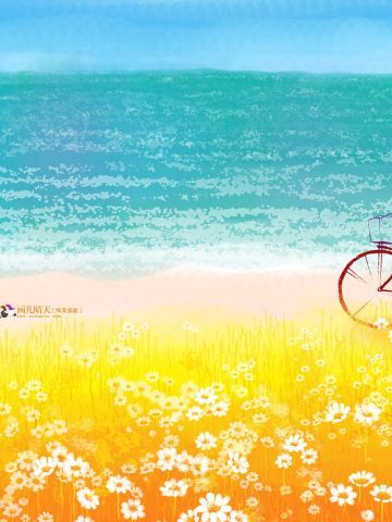 画儿晴天绘画本 电脑壁纸下载