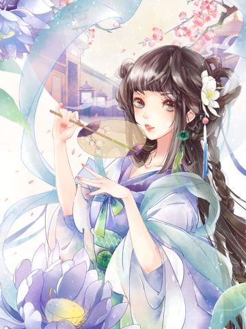 古韵之美 唯美古装少女手机壁纸