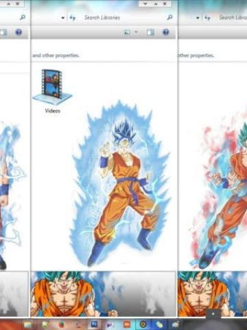 龙珠 孙悟空&卡卡罗特 win7电脑主题