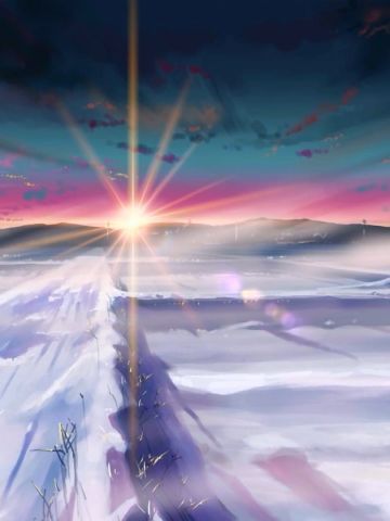 新海诚 秒速五厘米动漫电脑壁纸下载