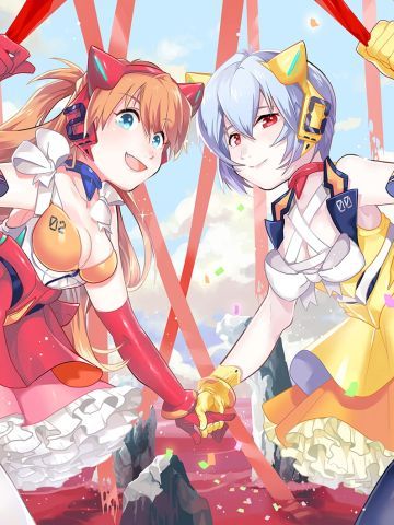 二次元大众女神 绫波丽电脑桌面壁纸下载