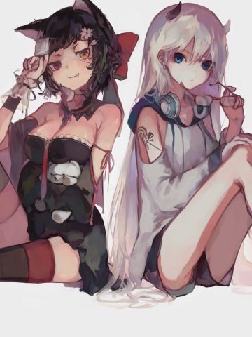 精细绘制美少女插画 电脑桌面壁纸