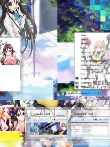 无彩限的怪灵世界 win7主题下载