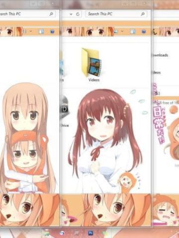 干物妹!小埋 超萌动漫 win8.1电脑主题下载