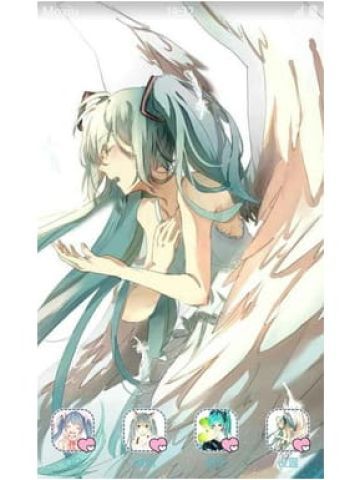 日常猫娘 初音未来 安卓手机主题下载