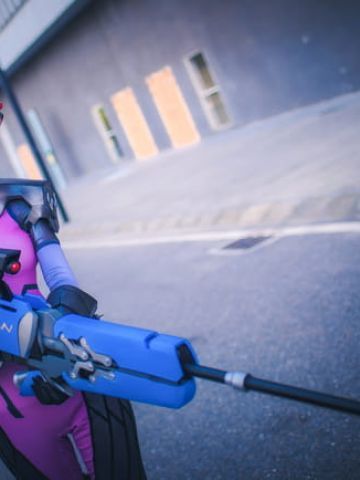 一枪 一个 守望先锋 黑百合cosplay