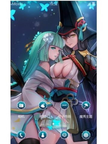 阴阳师 妖刀姬&青行灯 安卓手机主题下载