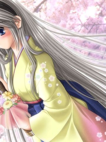 华丽日式 和服少女壁纸图集