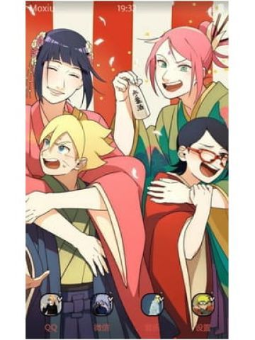 火影忍者 美人们 安卓手机主题下载