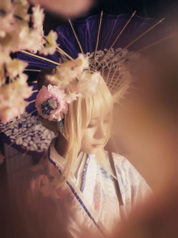 fate/zero saber 和服 cosplay