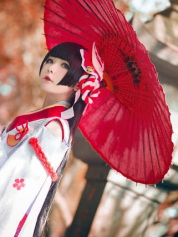 网易手游阴阳师阴阳师 雪女 雪见之樱 cosplay