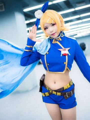 「场照」VOCALOID 镜音铃 手办军装ver.