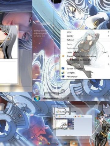 战场的的女武神 塞露贝利亚·布蕾斯 Win7电脑主题下载