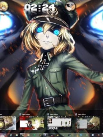 幼女战记 win7电脑主题下载