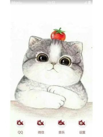 萌萌哒小猫咪 卡通安卓手机主题下载