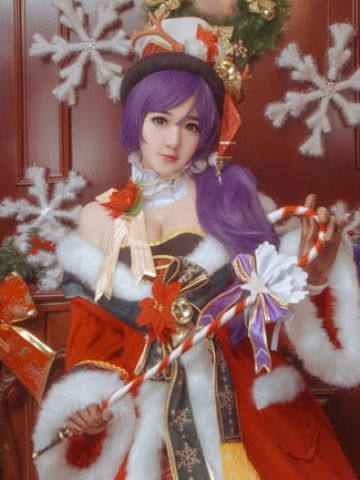 大魔王东条希 圣诞装COS