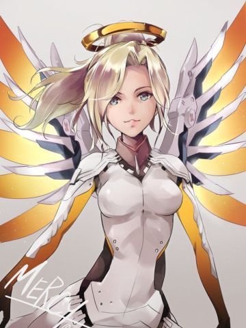 守望先锋战地医师 天使手机壁纸