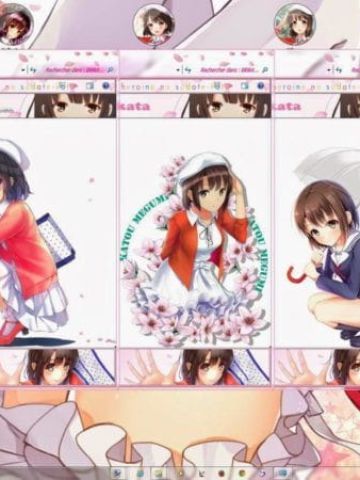 路人女主的养成方法 加藤惠 win7动漫电脑主题下载