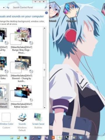 风夏 秋月风夏 win7动漫电脑主题下载