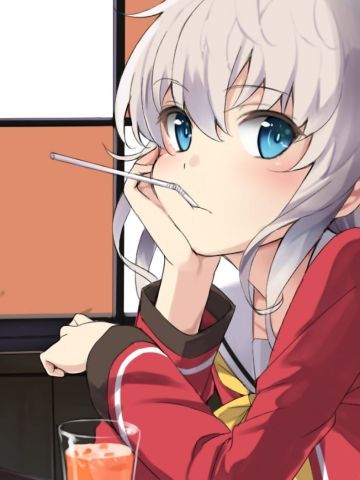 Charlotte夏洛特 友利奈绪动漫电脑壁纸