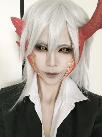 阴阳师茨木童子 COS妆面教程