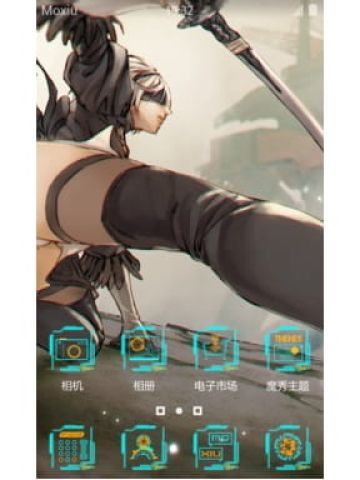 尼尔 机械纪元 2b小姐姐 安卓手机主题下载