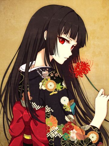 地狱少女阎魔爱 手机壁纸萌图经典语录下载