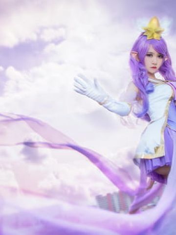 英雄联盟 魔法少女迦娜 超梦幻cosplay